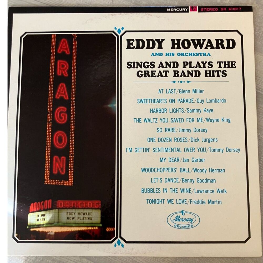 Eddy Howard Sings and Plays the Great Band Hits vinyl